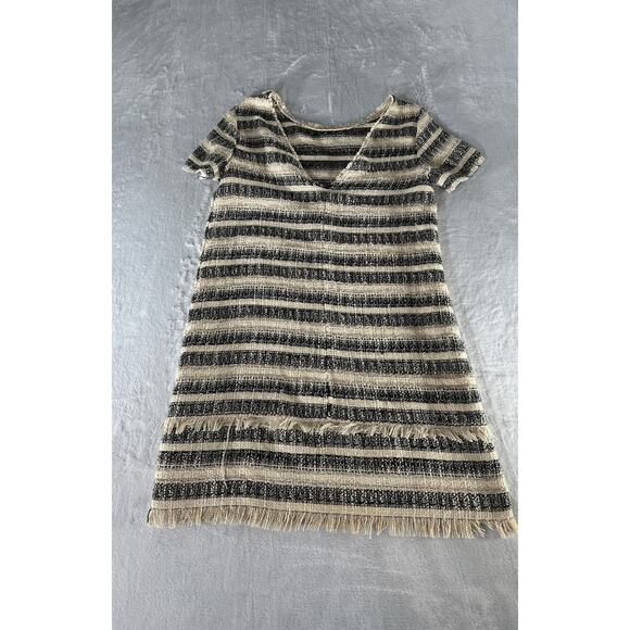 Zara Basic Collection Tweed Shift Dress – Striped – Size S - Picture 5 of 5